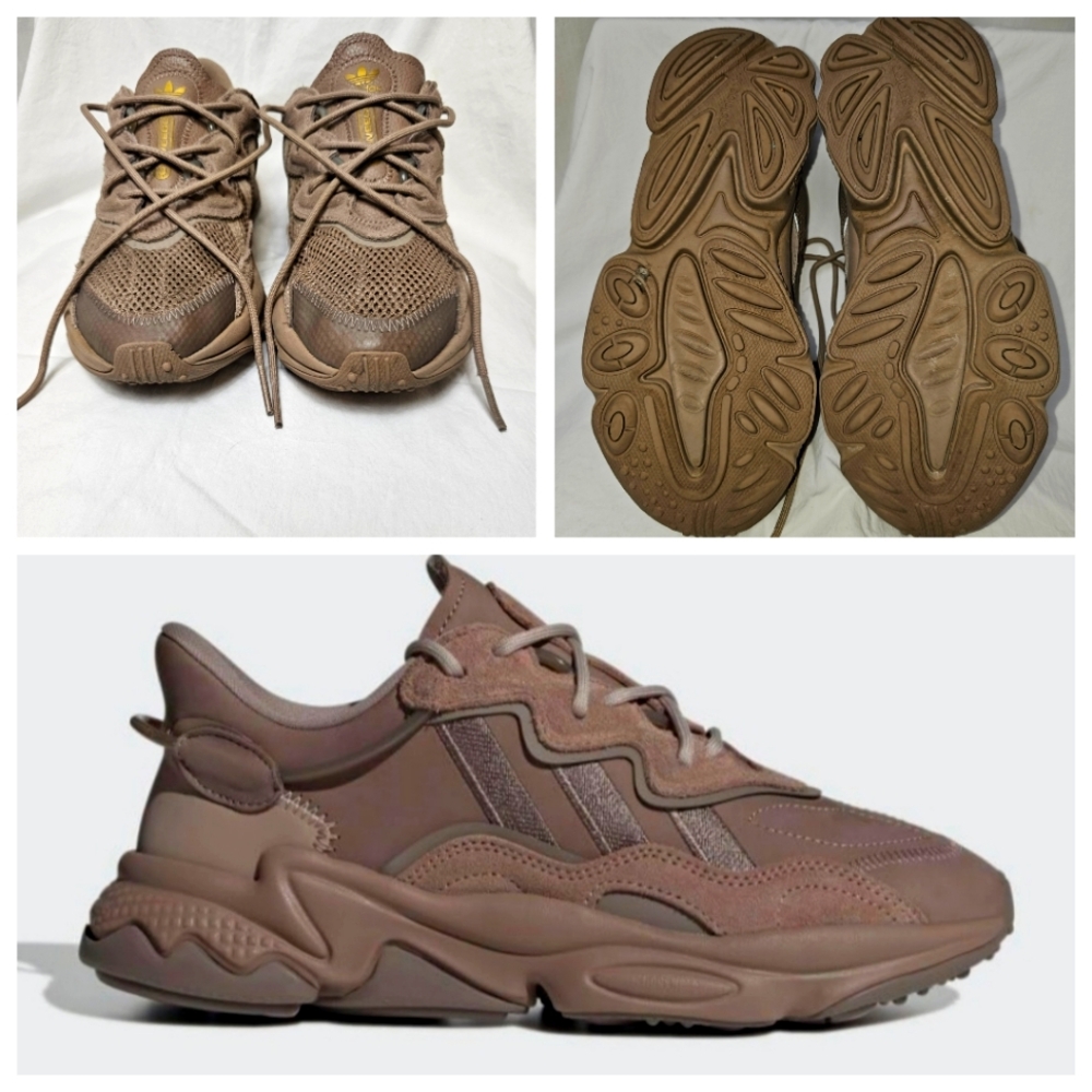 Adidas OZWEEGO Shoes Size 8.5 Brown Sneakers